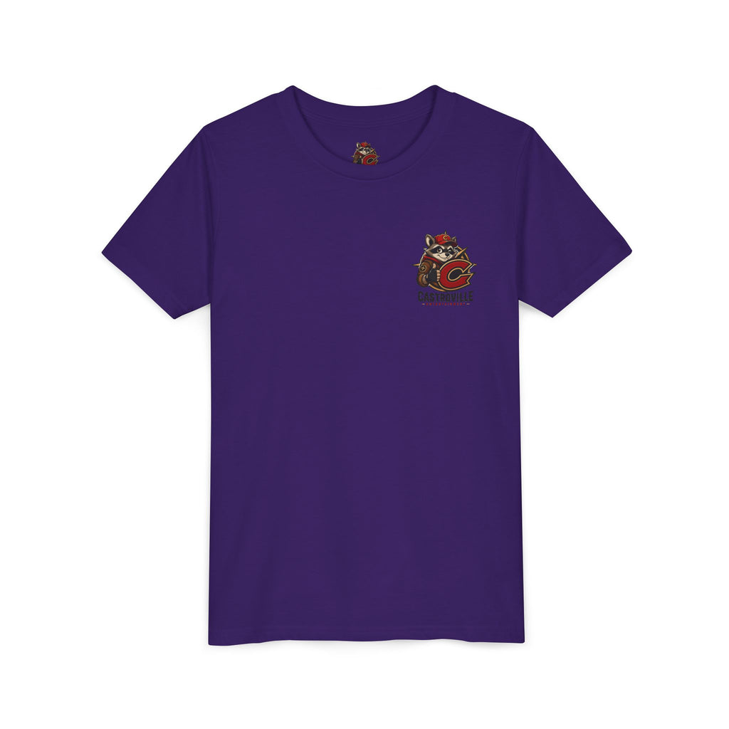 Youth Tee — Castroville Raccoon Adventure Graphic Shirt