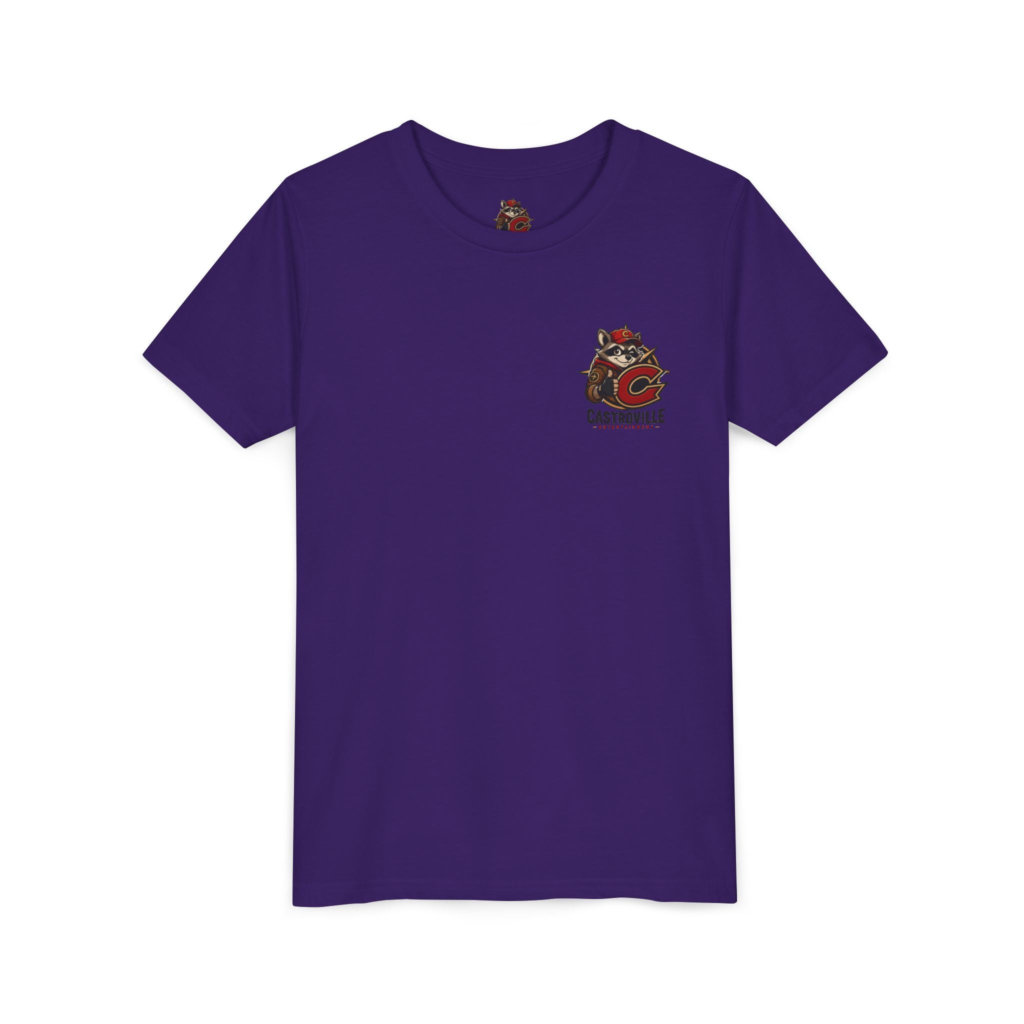 Youth Tee — Castroville Raccoon Adventure Graphic Shirt