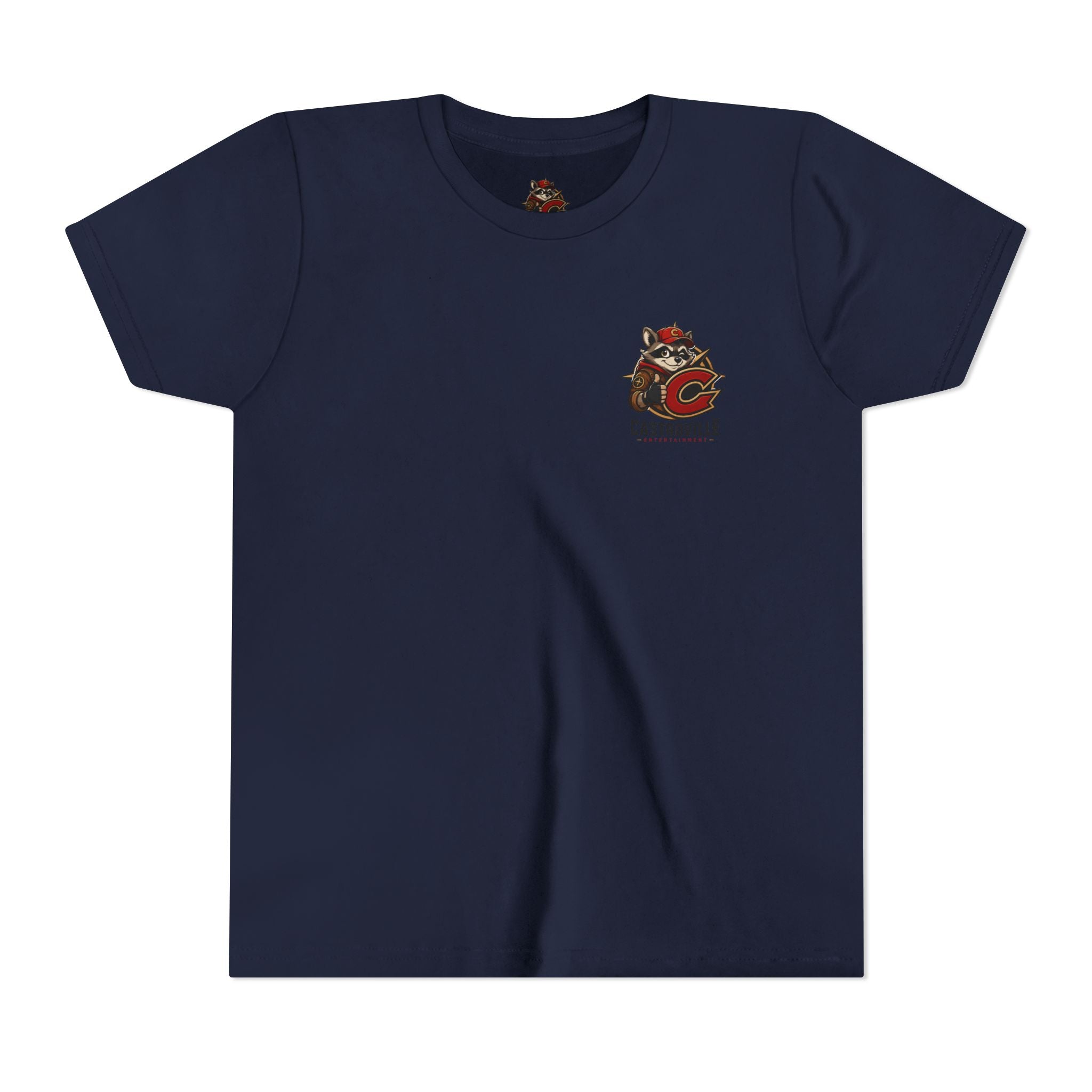 Youth Tee — Castroville Raccoon Adventure Graphic Shirt