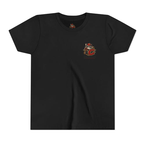 Youth Tee — Castroville Raccoon Adventure Graphic Shirt